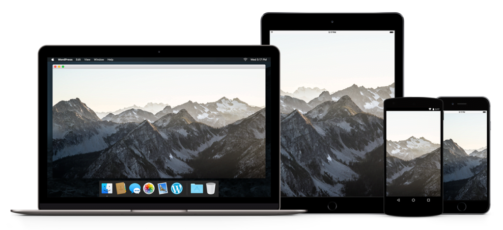 Responsive devices - MacBook, ipad, mobile